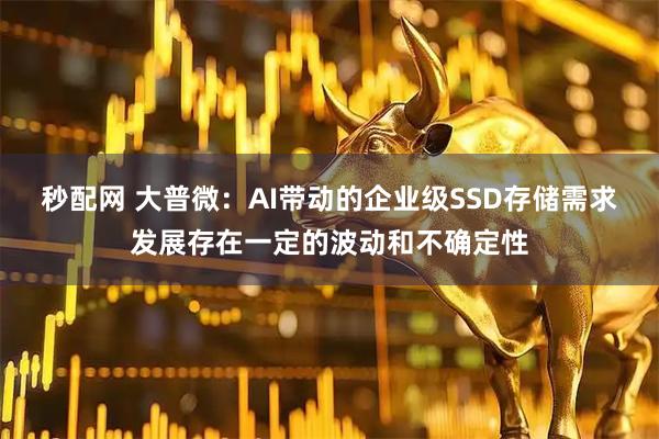 秒配网 大普微：AI带动的企业级SSD存储需求发展存在一定的波动和不确定性